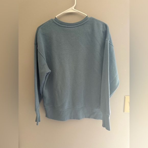 Fila Sweatshirt Womens SZ S Springlake Logo Pullover Crew Neck Light Blue Casual - Picture 6 of 8